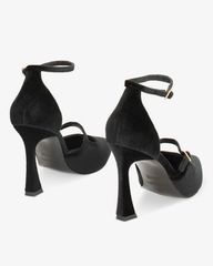 Giày Nữ Primadonna Collection Women Shoes Open Shank Velvet Nero