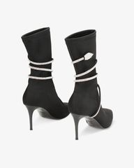 Giày Boots Nữ Primadonna Collection Women Shoes Demi-Boot Lycra Nero