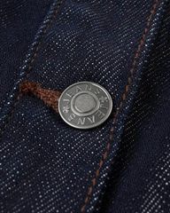 Áo Khoác Gilet Denim Cổ Trụ