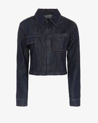 Áo Khoác Denim Croptop