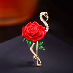 Cài Áo Nữ Meri Rose Flamingo