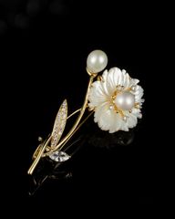 Cài Áo Floral Sprig