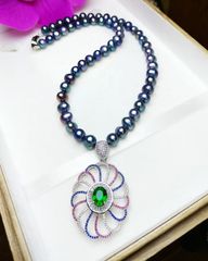 Dây Chuyền Midnight Pearl