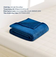 Chăn Mền Nin House Dark Blue