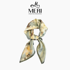 Khăn Choàng Nữ Meri Lụa Plum Blossom