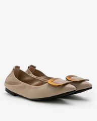Giày Búp Bê Nữ PAZZION Gilda Brass Pointed Toe Flats