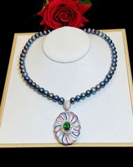 Dây Chuyền Midnight Pearl