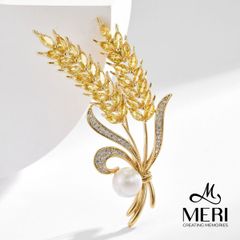 Cài Áo Nữ Meri Golden Barley