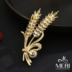 Cài Áo Nữ Meri Golden Barley