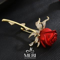 Cài Áo Nữ Meri Scarlet Elegance