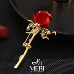 Cài Áo Nữ Meri Scarlet Elegance