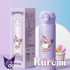 Bình Nước Giữ Nhiệt Sanrio Kuromi 500ml - SW-3292