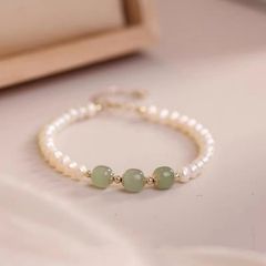 Vòng Tay Nữ Kya Jewel Jade Pearl