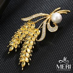 Cài Áo Nữ Meri Golden Barley