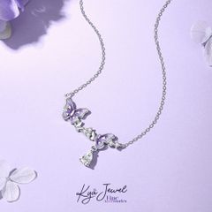 Dây Chuyền Nữ Kya Jewel Purple Petite Butterfly Crystal