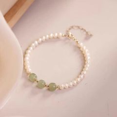 Vòng Tay Nữ Kya Jewel Jade Pearl