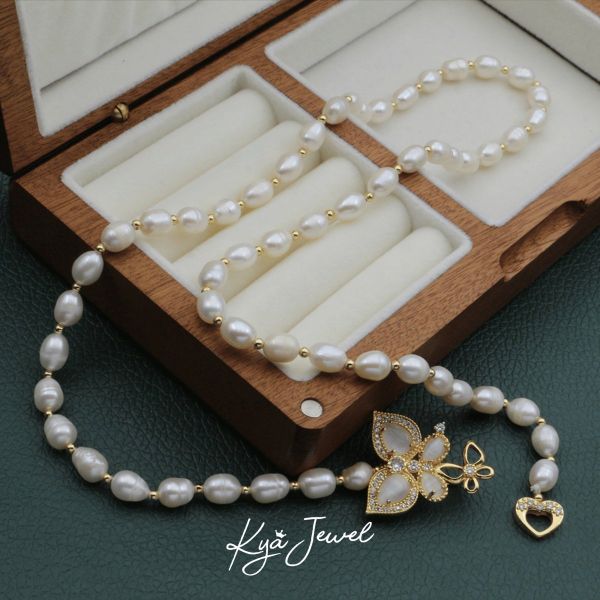 Dây chuyền nữ KYA JEWEL Delicate Pearl