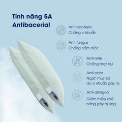 Gối Chần Bông Cloudy Nin House Cho Người Nằm Thấp