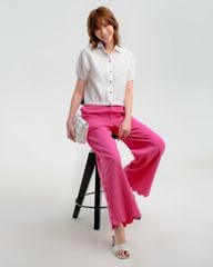Quần Dài Linen F2 Hồng Hương Mùa Hè