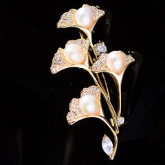 Cài Áo Nữ Meri Ginkgo Pearl