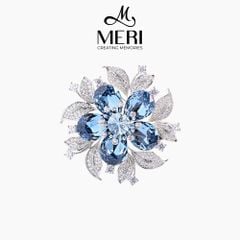 Cài Áo Nữ Meri Crystal Blossom