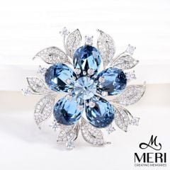 Cài Áo Nữ Meri Crystal Blossom