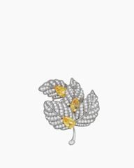 Cài Áo Nữ MERI Silver Leaf