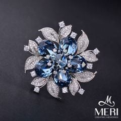 Cài Áo Nữ Meri Crystal Blossom