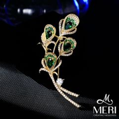 Cài Áo Nữ Meri Feathered Grace