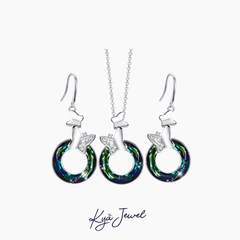 Hoa Tai Nữ Golden Butterfly Swarovski