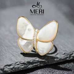 Cài Khăn Meri Pearl Wings
