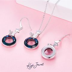 Hoa Tai Nữ Golden Butterfly Swarovski