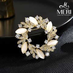 Cài Áo Nữ Meri Elegant Wreath