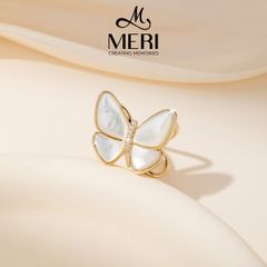 Cài Khăn Meri Pearl Wings
