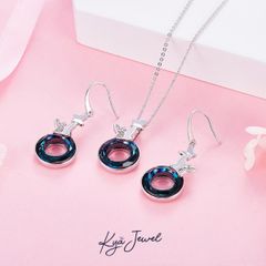 Hoa Tai Nữ Golden Butterfly Swarovski