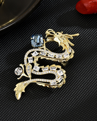 Cài Áo Nữ Meri Golden Dragon