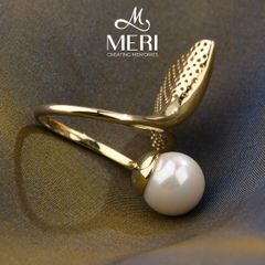 Cài Khăn Meri Ginkgo Pearl