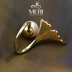 Cài Khăn Meri Ginkgo Pearl