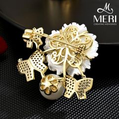 Cài Áo Nữ Opaline Petals