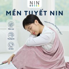 Chăn Mền Nin House Violet Spring Light