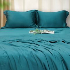 Bộ Chăn Ga Gối Nin House Florence Harbor Blue