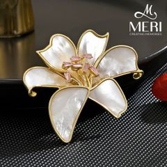 Cài Áo Nữ Meri Pearlescent Petal