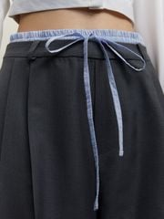 Quần Ống Rộng Lưng Thun