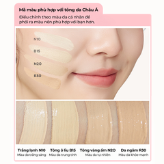 Phấn Nước Judydoll Moisturizing Cushion Foundation N10