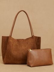 Túi Tote Da Lộn