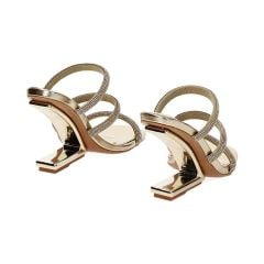 Dép Cao Gót Nữ Laminated Heeled Sandals Primadonna Collection