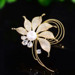 Cài Áo Nữ Meri Yellow Flower