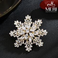 Cài Áo Nữ Meri Winter Snowflake