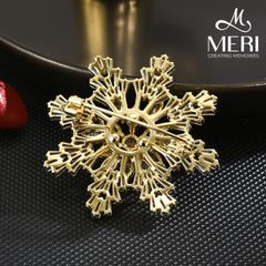Cài Áo Nữ Meri Winter Snowflake