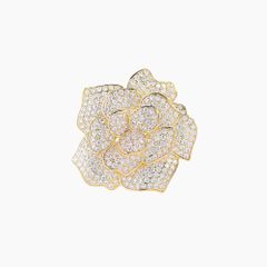 Cài Áo Nữ Meri Golden Camellia